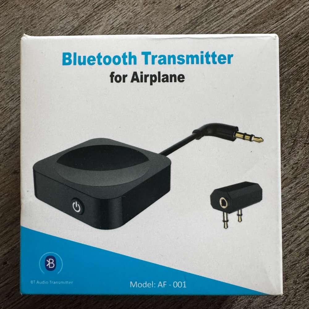 Bluetooth transmitter for airplane